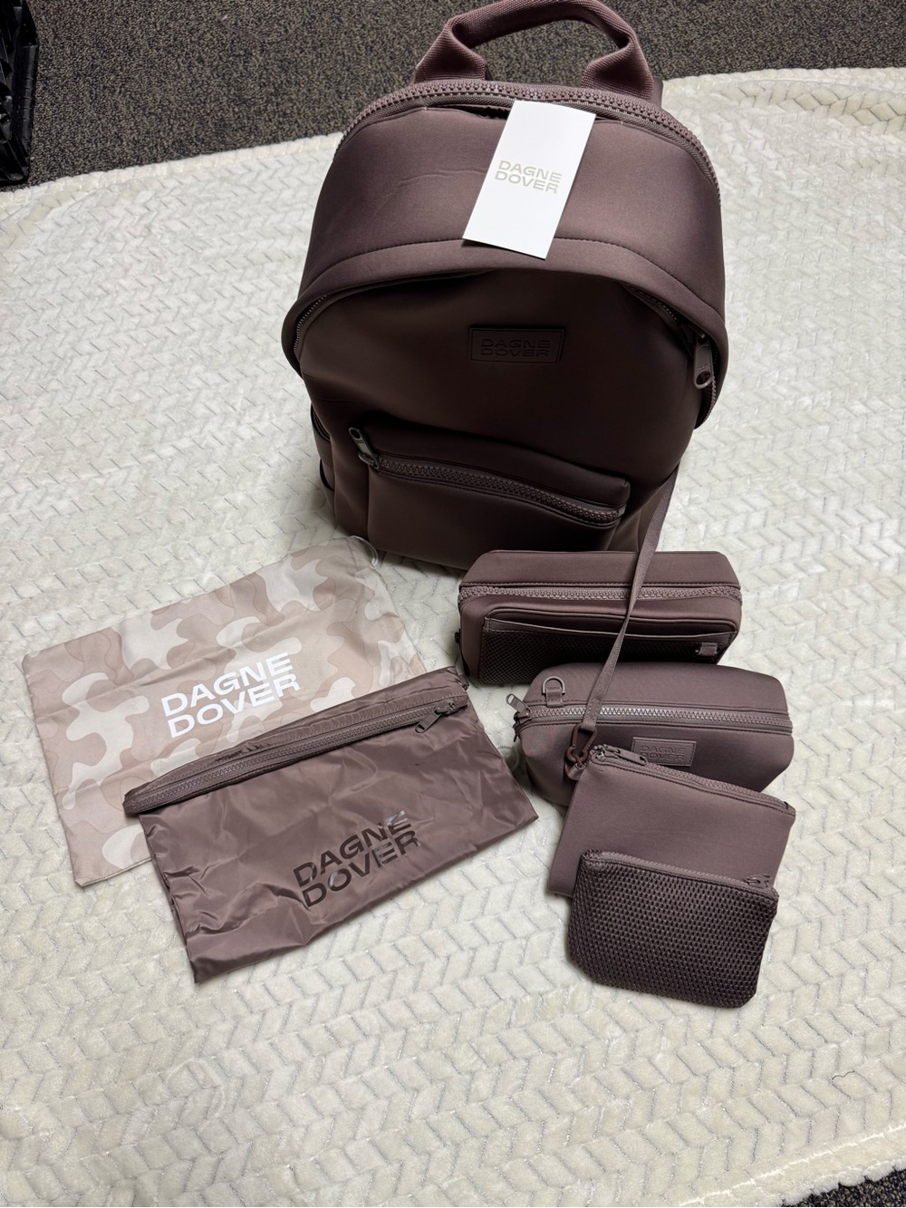 Dagne Dover Mauve-Taupe Backpack - Picture 12 of 13